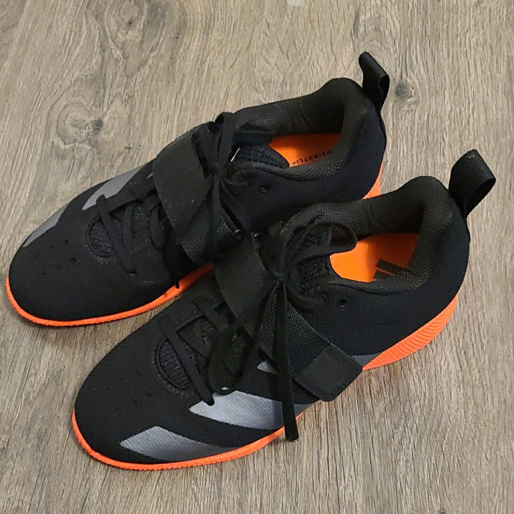 Adipower 2 weightlifting shoes.